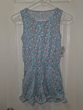 Girls Floral Romper